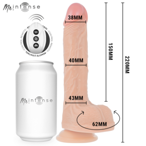 Mr Intense Brosnan — Realistic Vibrator, Remote Control, 22 cm — Realistic Vibrators — view 4