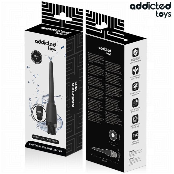 Addicted Toys Universal Model 1 — Anal Douche, Black — view 4