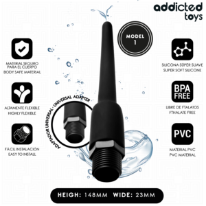 Addicted Toys Universal Model 1 — Anal Douche, Black