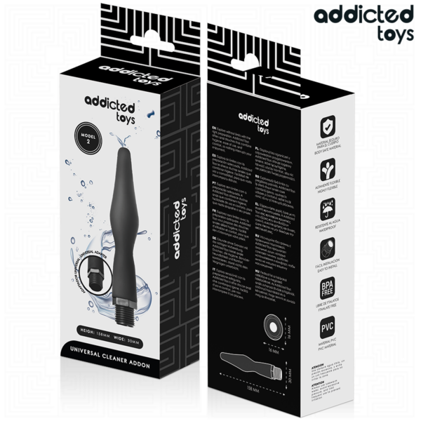 Addicted Toys Universal Model 2 — Anal Douche, Black — view 7