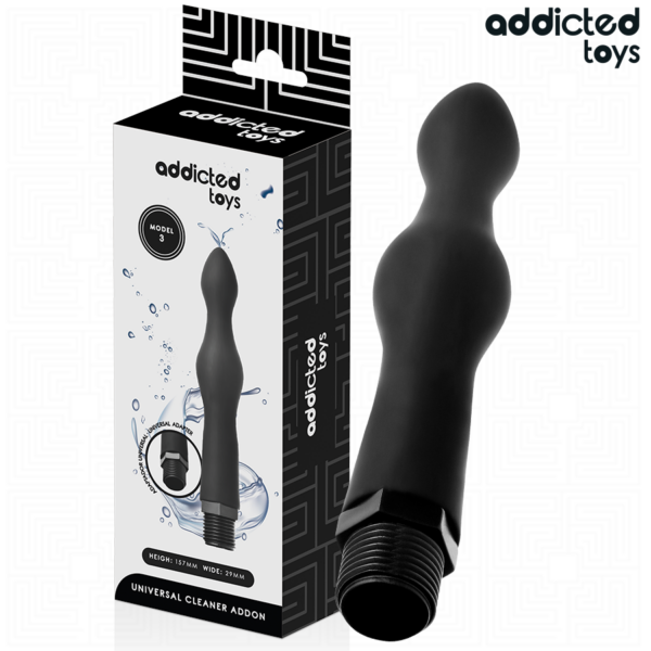 Addicted Toys Universal Model 3 — Anal Douche, Black — view 2