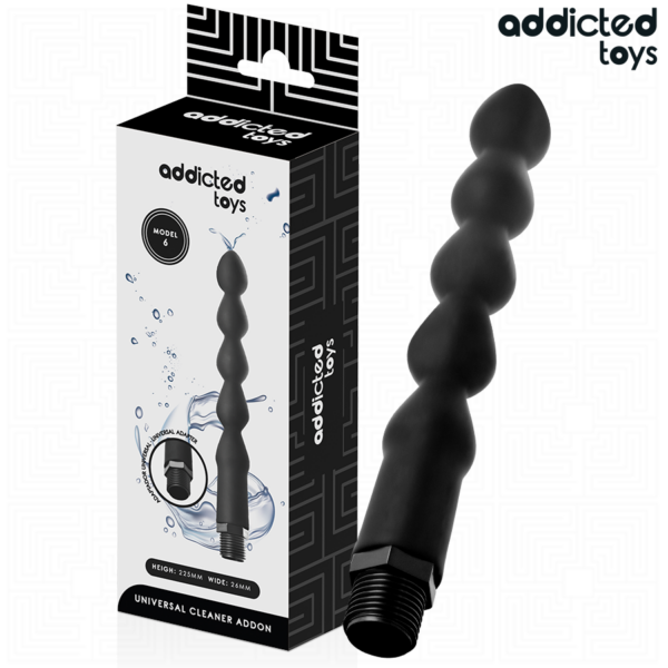 Addicted Toys Universal Model 6 — Anal Douche, Black — view 2