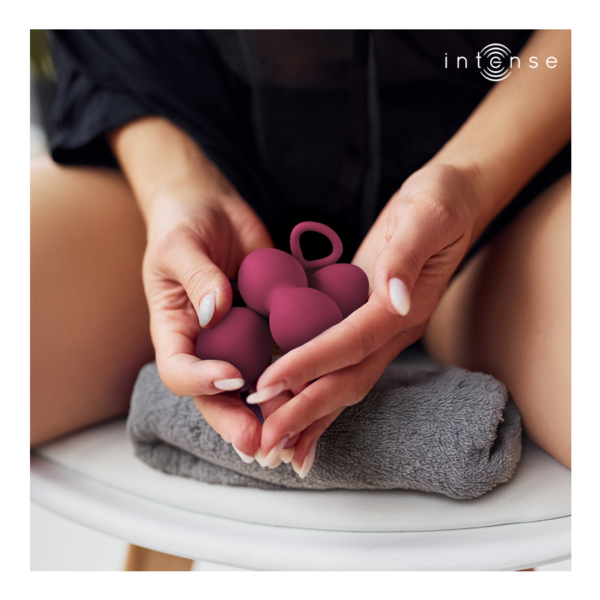 Intense Charli Kit — Kegel Balls, Silicone, Violet — Kegel Balls & Ben Wa Balls — view 6
