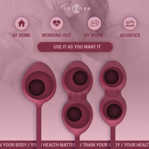 Intense Charli Kit — Kegel Balls, Silicone, Violet — Kegel Balls & Ben Wa Balls — view 2