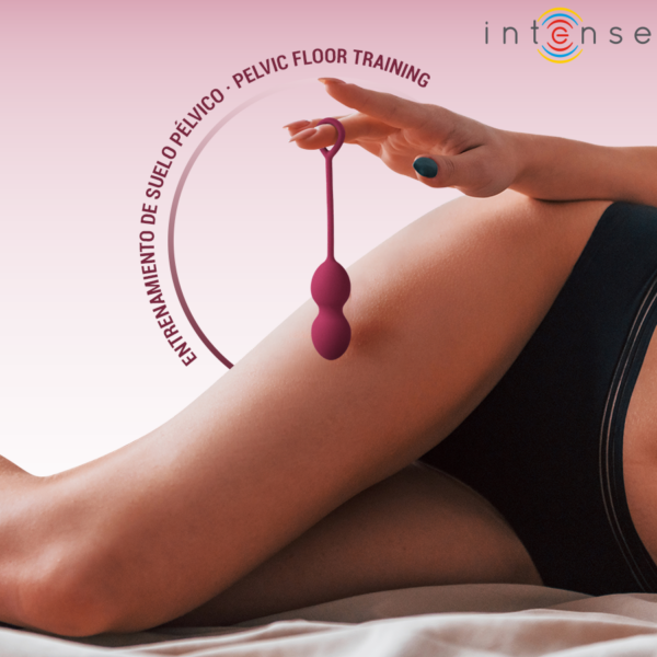 Intense Charli Kit — Kegel Balls, Silicone, Violet — Kegel Balls & Ben Wa Balls — view 3