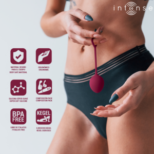 Intense Charli Kit — Kegel Balls, Silicone, Violet — Kegel Balls & Ben Wa Balls — view 4