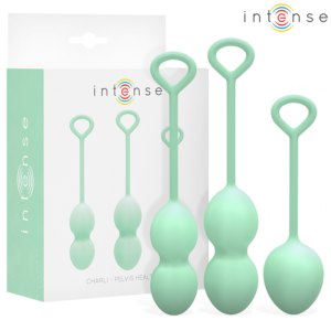 Intense Charli Kit — Kegel Balls, Silicone, Light Jade Green — Kegel Balls & Ben Wa Balls