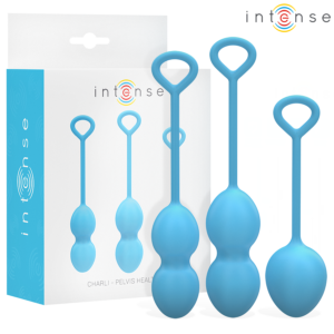Intense Charli Kit — Kegel Balls, Silicone, Ocean Blue — Kegel Balls & Ben Wa Balls