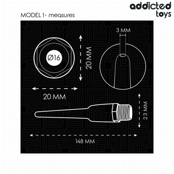 Addicted Toys Universal Model 1 — Anal Douche, Black — view 7