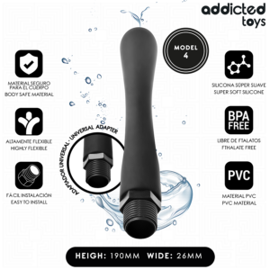 Addicted Toys Universal Model 4 — Anal Douche, Black