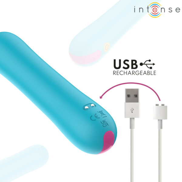 Intense Claudia — Vibrator, Waterproof — Thrusting Pulsators — view 5