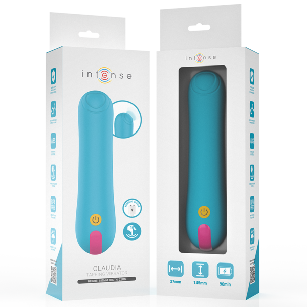 Intense Claudia — Vibrator, Waterproof — Thrusting Pulsators — view 6