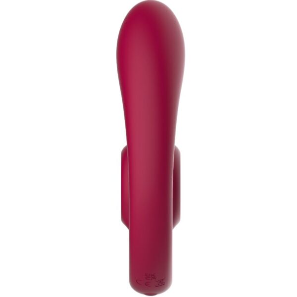 Snail Vibe Gizi Duo — Couples Vibrator, Remote Control, Burgundy — view 8