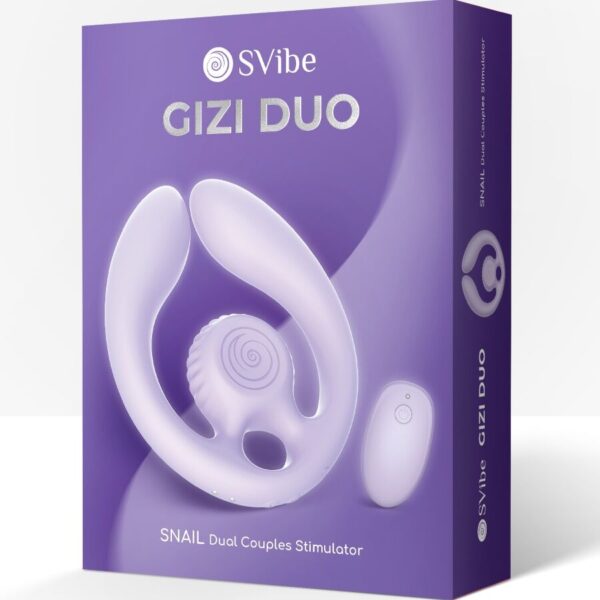 Snail Vibe Gizi Duo — Couples Vibrator, Remote Control, Lilac — view 6