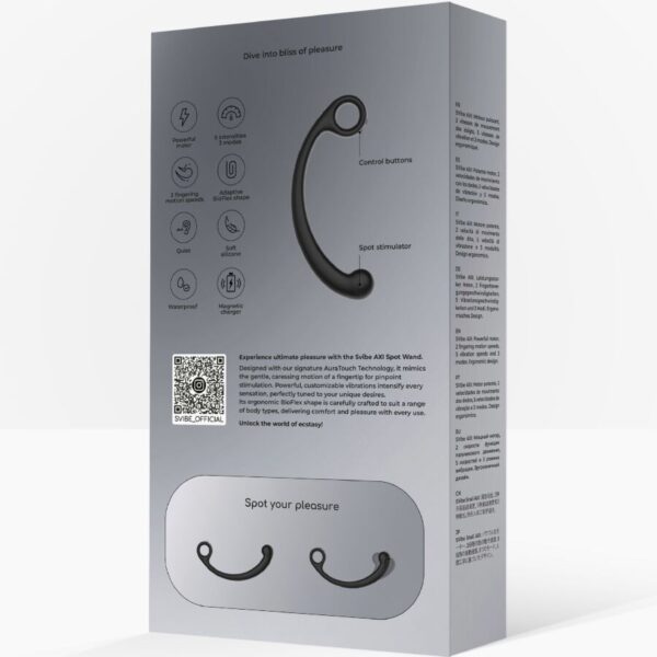 Snail Vibe Axi — Wand Vibrator, Rechargeable, Black — Vibrators — view 3
