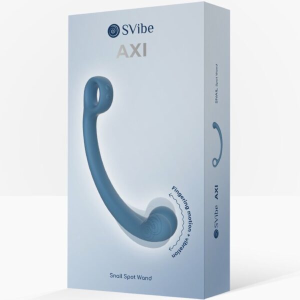 Snail Vibe Axi — Wand Vibrator, Rechargeable, Blue — Vibrators — view 6