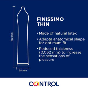 Control Finissimo Senso — Ultra Thin Condoms, 144 Pack — Bulk Condom Packs — view 2