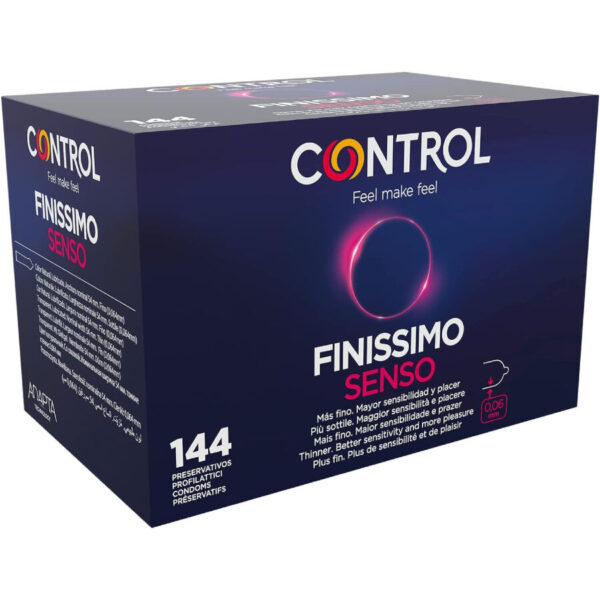 Control Finissimo Senso — Ultra Thin Condoms, 144 Pack — Bulk Condom Packs