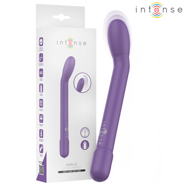 Intense Karlie — G-Spot Vibrator, Rechargeable, Purple — Classic Vibrators