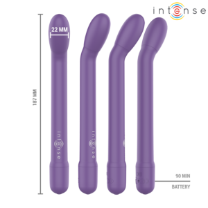 Intense Karlie — G-Spot Vibrator, Rechargeable, Purple — Classic Vibrators — view 3