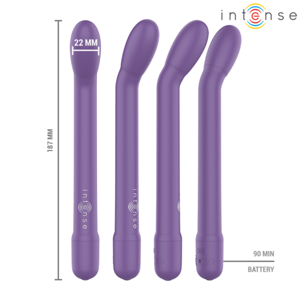 Intense Karlie — G-Spot Vibrator, Rechargeable, Purple — Classic Vibrators — view 3