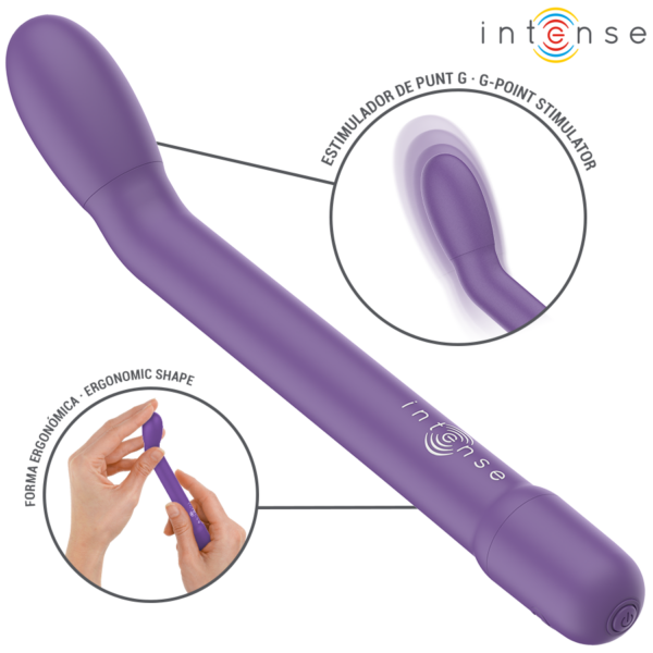 Intense Karlie — G-Spot Vibrator, Rechargeable, Purple — Classic Vibrators — view 5
