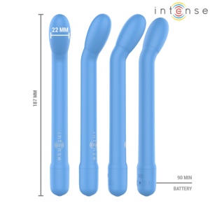 Intense Karlie — G-Spot Vibrator, Rechargeable, Blue — Classic Vibrators — view 3