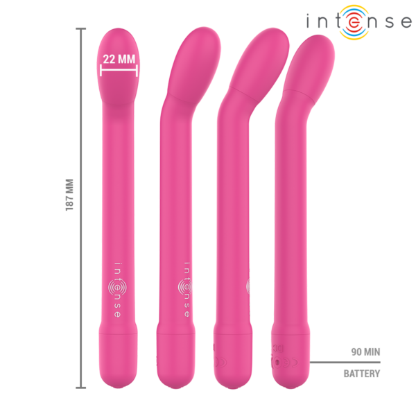 Intense Karlie — G-Spot Vibrator, Rechargeable, Pink — Classic Vibrators — view 3