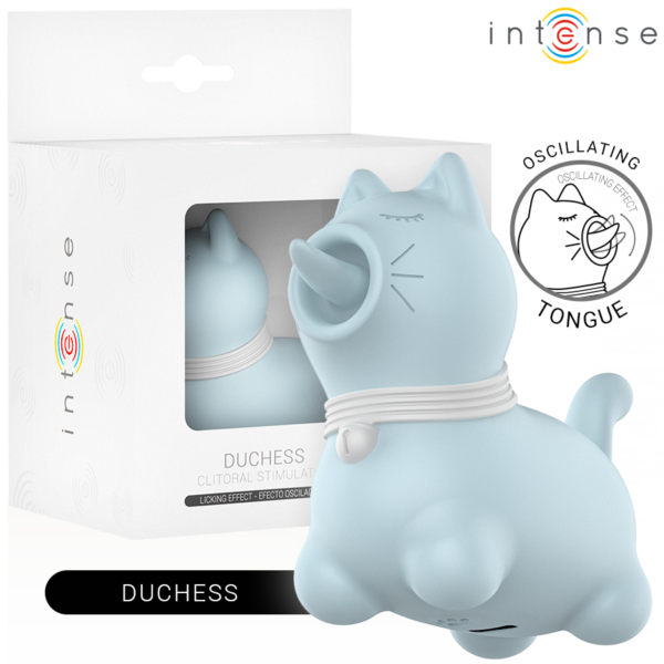 Intense Duchess — Tongue Vibrator, Oscillating, Blue — Clitoral Stimulators