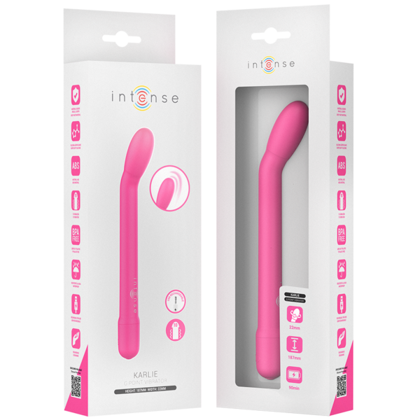 Intense Karlie — G-Spot Vibrator, Rechargeable, Pink — Classic Vibrators — view 7