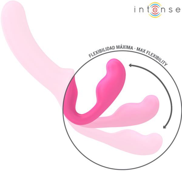 Intense Amy — Strapless Strap-On, Remote Control, Pink — Couples — view 6