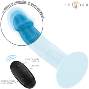 Intense Phoebe — Realistic Vibrator, Remote Control, Blue — Realistic Vibrators — view 4