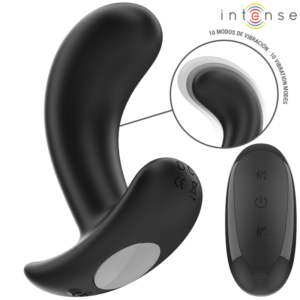 Intense Chandler — Vibrating Butt Plug, Remote Control, Black — Anal — view 2