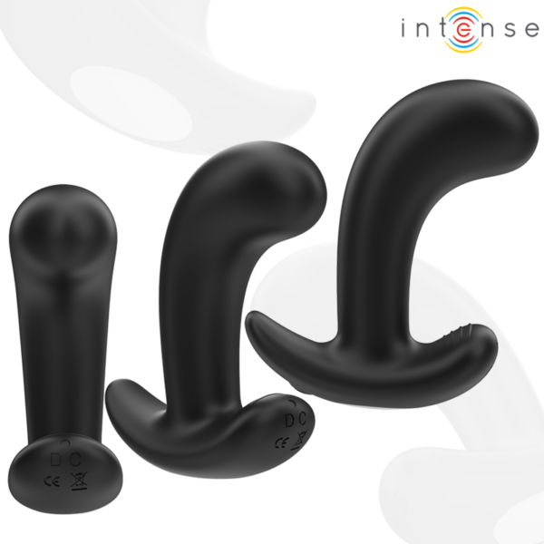 Intense Chandler — Vibrating Butt Plug, Remote Control, Black — Anal — view 4