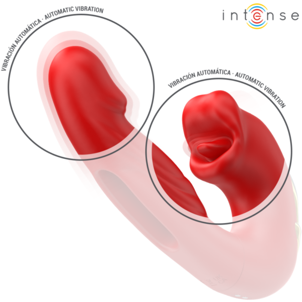 Intense Nathy — Vibrator, Waterproof, Red — Clitoral Stimulators — view 6