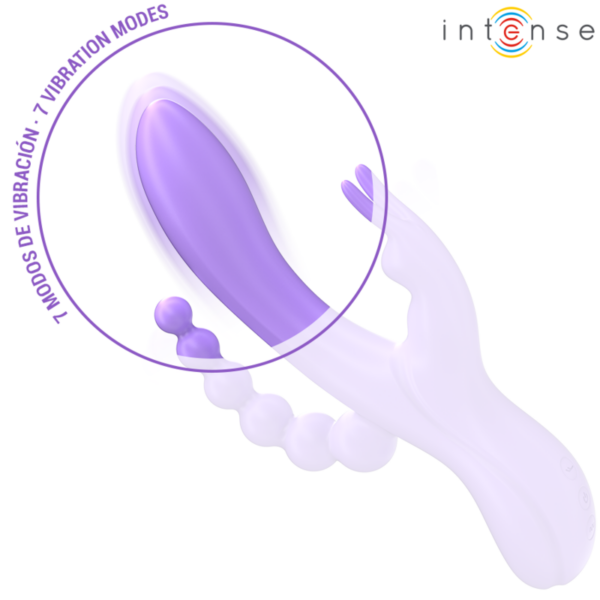 Intense Miko — Rabbit Vibrator, Waterproof, Purple — Rabbit Vibrators — view 5