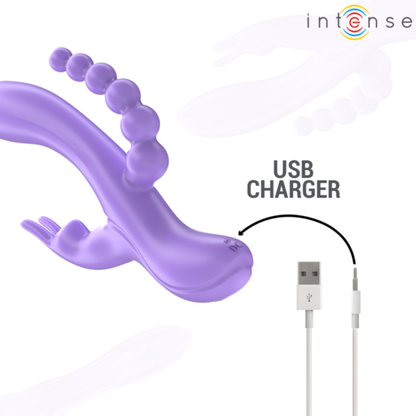 Intense Miko — Rabbit Vibrator, Waterproof, Purple — Rabbit Vibrators — view 7