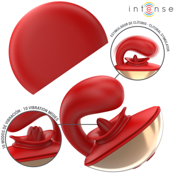 Intense Mariah — Rabbit Vibrator, Waterproof, Red — Rabbit Vibrators — view 2