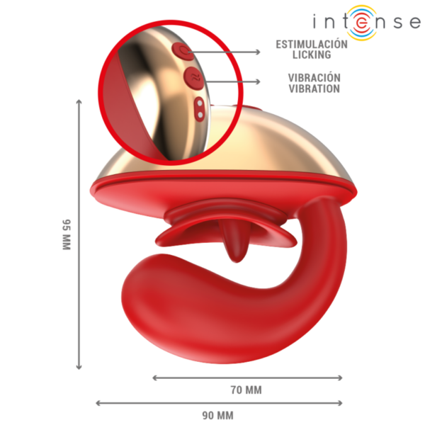 Intense Mariah — Rabbit Vibrator, Waterproof, Red — Rabbit Vibrators — view 5