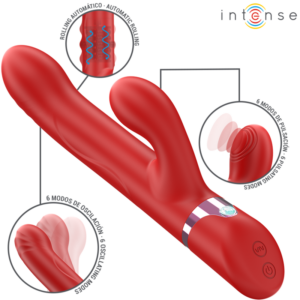 Intense Lele — Rabbit Vibrator, Waterproof, Red — Rabbit Vibrators — view 2