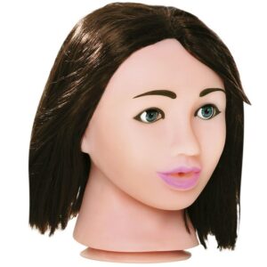 Extreme Toyz Fuck Me Mega Face — Oral Masturbator, Brown — Textured Strokers — view 2