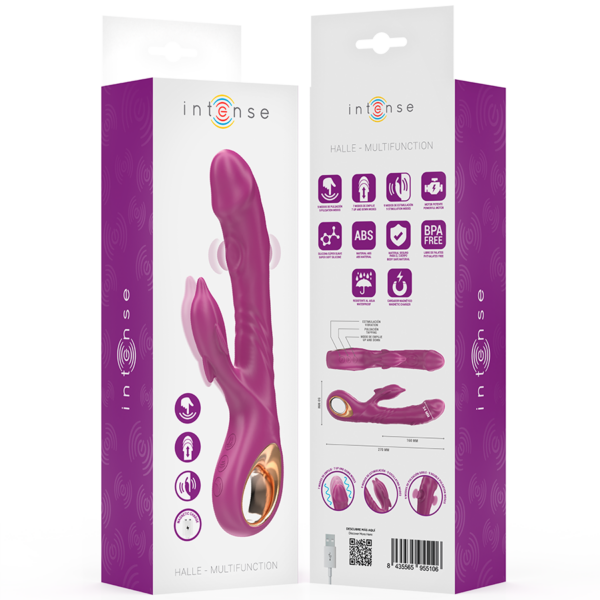 Intense Halle — Rabbit Vibrator, Waterproof, Purple — Rabbit Vibrators — view 8