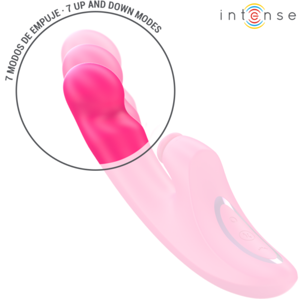 Intense Emi — Rabbit Vibrator, Waterproof, Pink — Clitoral Stimulators — view 4