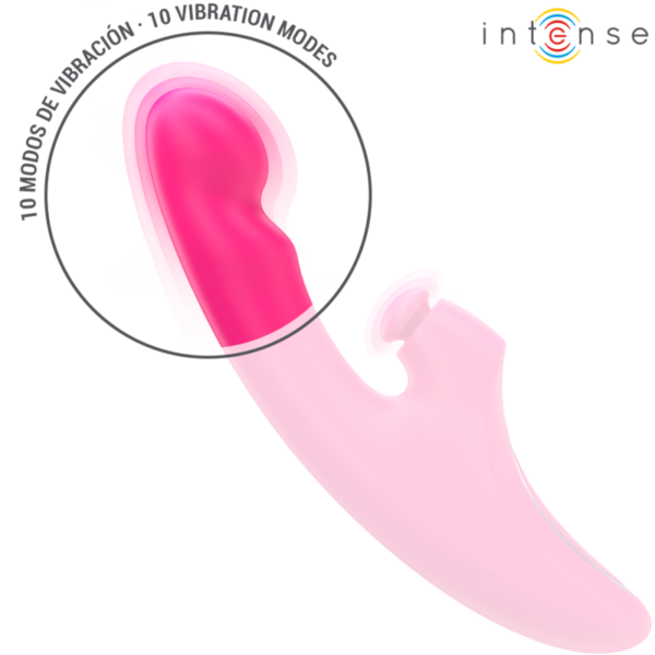 Intense Emi — Rabbit Vibrator, Waterproof, Pink — Clitoral Stimulators — view 5
