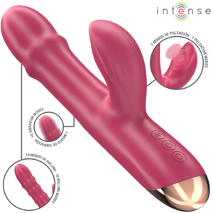 Intense Chloe — Clit Sucker, Waterproof, Red — Air Pulse Vibrators — view 2