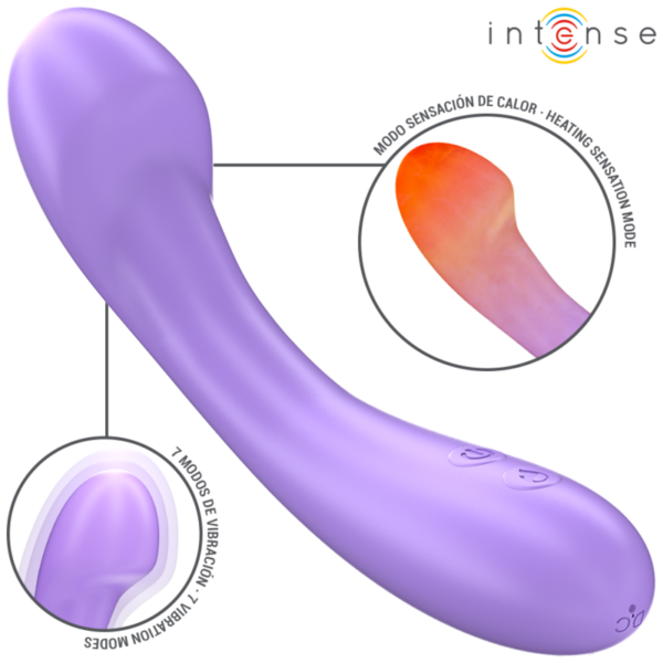 Intense Becky — G-Spot Vibrator, Heated, Purple — Classic Vibrators — view 2