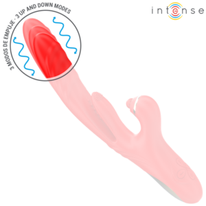 Intense Rosalia — Thrusting Vibrator, Rechargeable, Red — Rabbit Vibrators — view 4