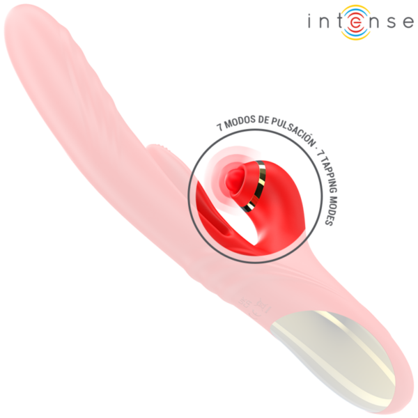 Intense Rosalia — Thrusting Vibrator, Rechargeable, Red — Rabbit Vibrators — view 6