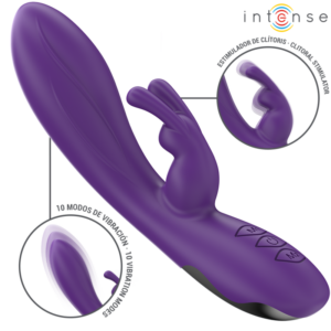 Intense Randall — Rabbit Vibrator, Rechargeable, Purple — Rabbit Vibrators — view 2