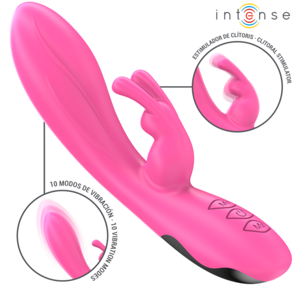 Intense Randall — Rabbit Vibrator, Rechargeable, Pink — Rabbit Vibrators — view 2